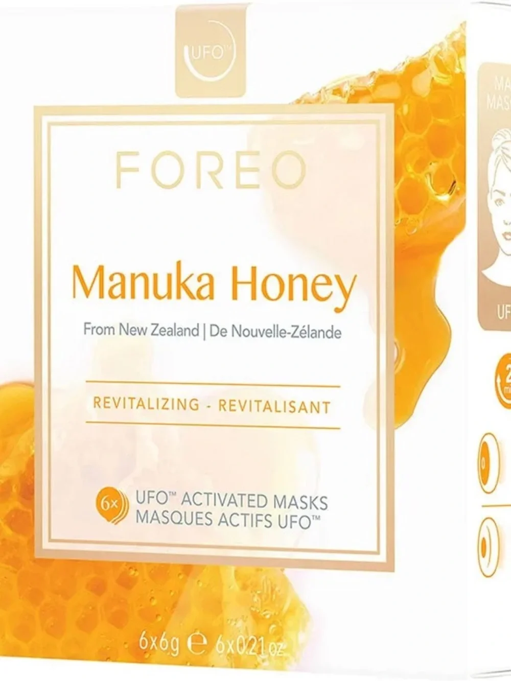 FOREO Manuka Honey Revitalizing Mask - Honey Gold